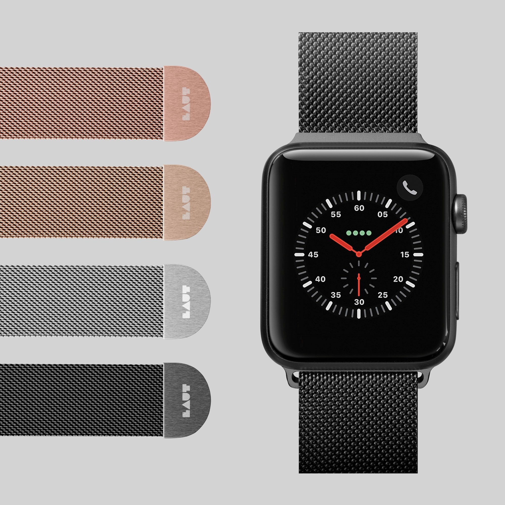 Steel Loop Watch Strap for Apple Watch Series 1-6 & SE - LAUT Japan