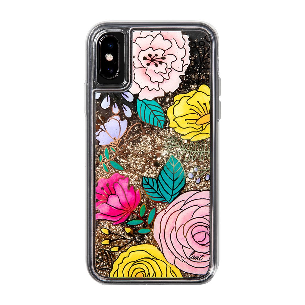 GLITTER FLORAL for iPhone XS - LAUT Japan