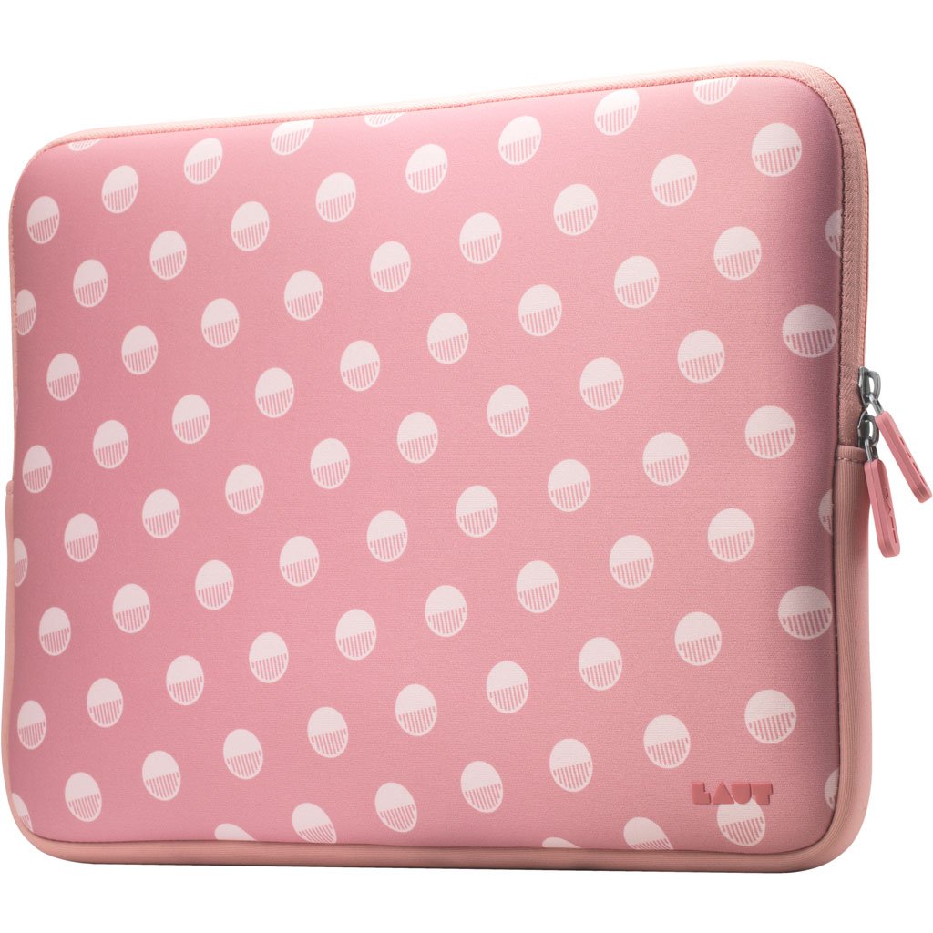 POP Polka Pink Protective Sleeve for Macbook 13-inch - LAUT Japan