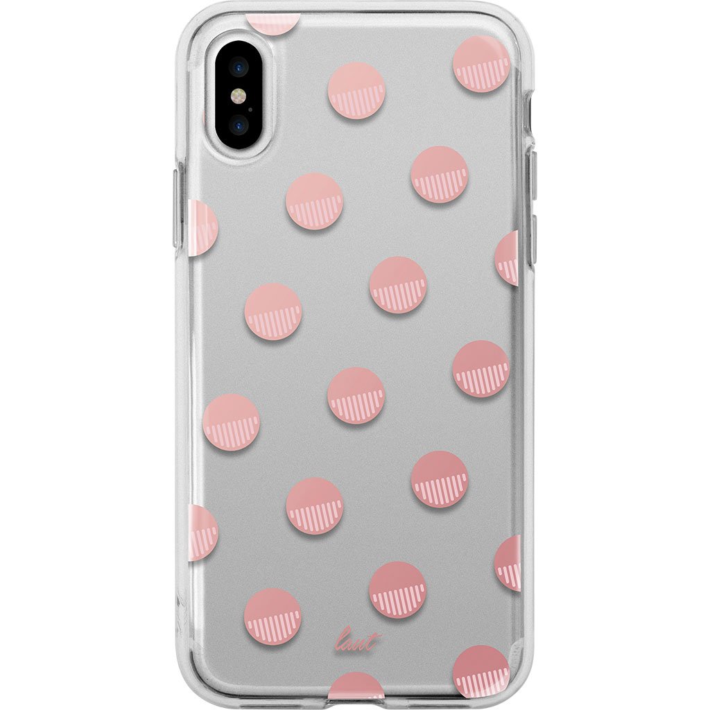 POP POLKA PINK for iPhone X - LAUT Japan