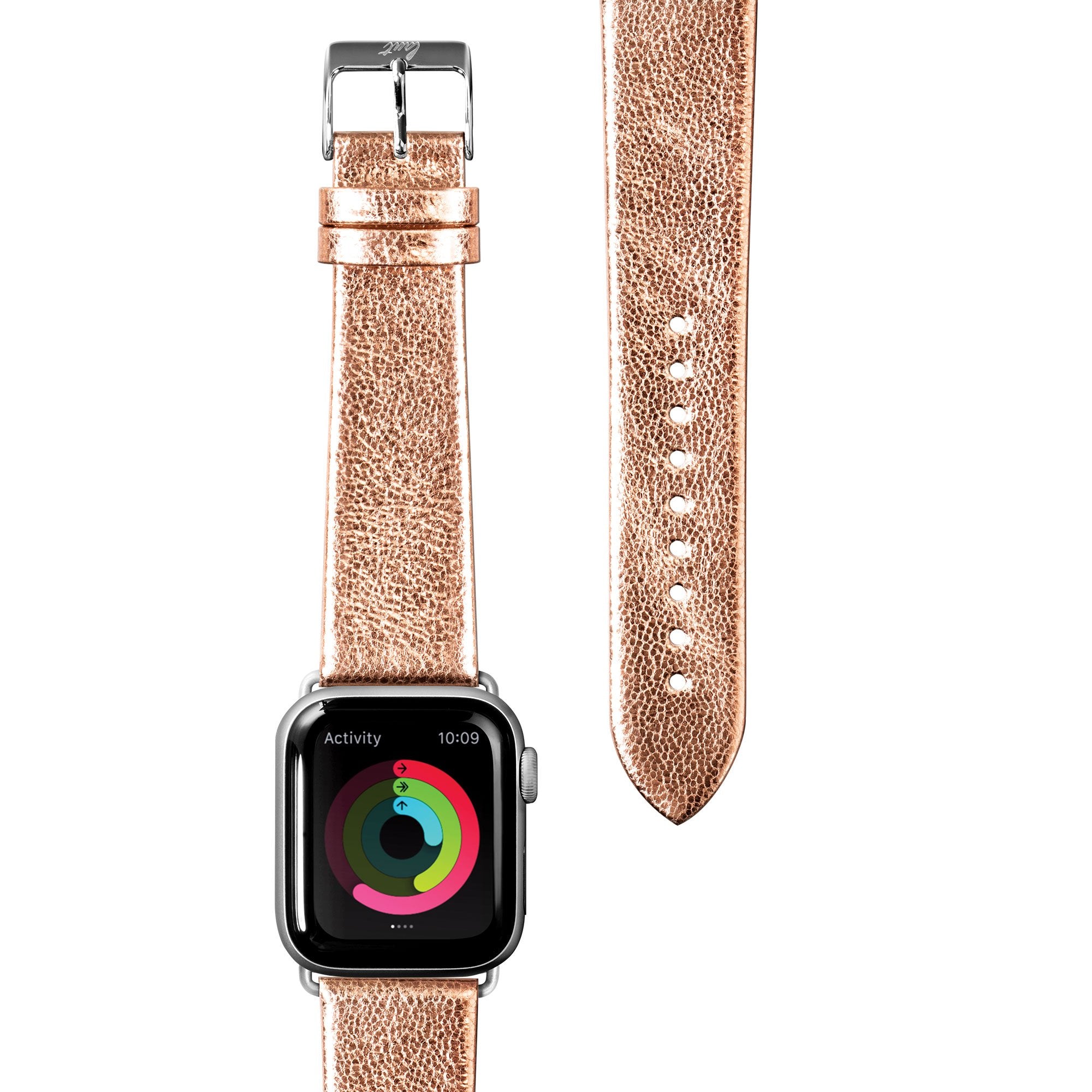 METALLIC Leather Watch Strap for Apple Watch Series 1/2/3/4/5 - LAUT Japan