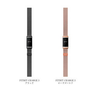 Steel Loop Watch Strap for Fitbit Charge 3 | fitbit フィットビット